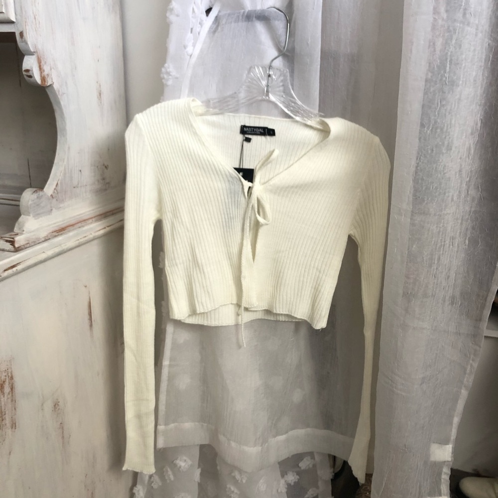 Tie front top